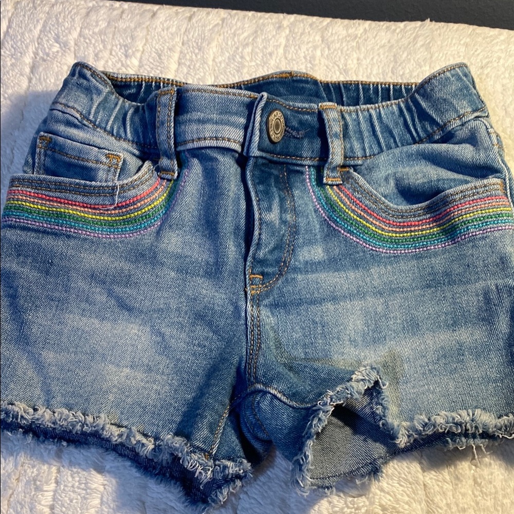 GAP Blue Denim Toddler Shorts